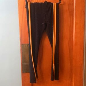 Black glitter joggers